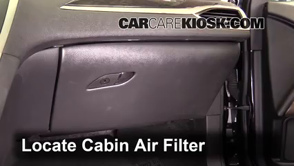2013 Lincoln MKZ 2.0L 4 Cyl. Turbo Filtro de aire (interior) Cambio