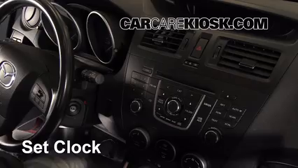 2013 Mazda 5 Sport 2.5L 4 Cyl. Clock