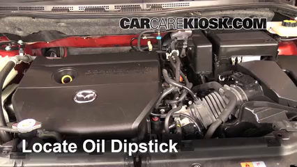 2013 Mazda 5 Sport 2.5L 4 Cyl. Oil Check Oil Level