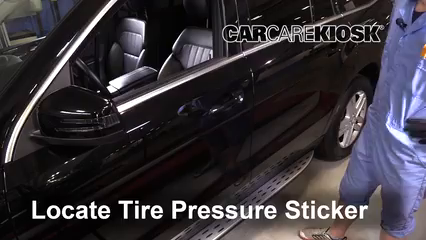 2013 Mercedes-Benz GL450 4.6L V8 Turbo Pneus et roues Vérifier la pression des pneus