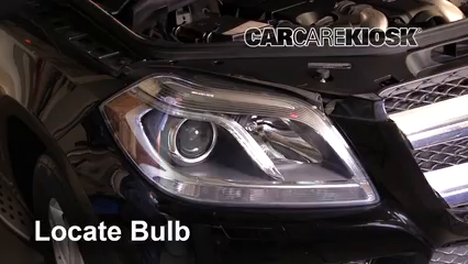 2013 Mercedes-Benz GL450 4.6L V8 Turbo Éclairage Feux de croisement (remplacer l'ampoule)