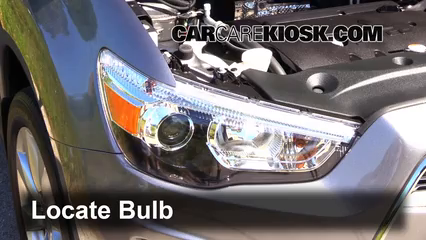 2013 Mitsubishi Outlander Sport ES 2.0L 4 Cyl. Lights Parking Light (replace bulb)