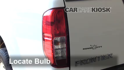2013 Nissan Frontier SV 2.5L 4 Cyl. Extended Cab Pickup Lights Turn Signal - Rear (replace bulb)