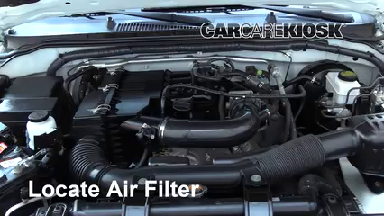 Oil & Filter Change 2013 Nissan Frontier SV 2.5L 4 Cyl. Extended Cab Pickup