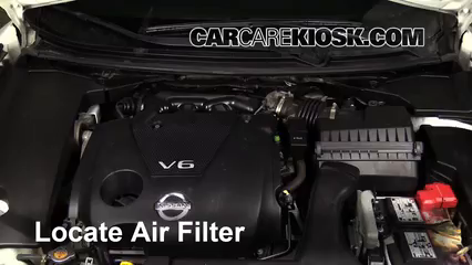 2013 Nissan Maxima SV 3.5L V6 Filtre à air (moteur)