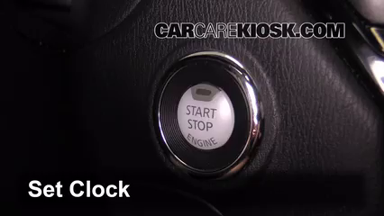 2013 Nissan Pathfinder SV 3.5L V6 Horloge Régler l'horloge