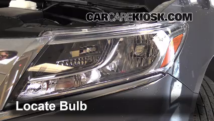 2013 Nissan Pathfinder SV 3.5L V6 Lights Headlight (replace bulb)