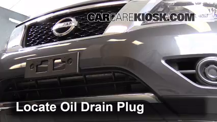 2013 Nissan Pathfinder SV 3.5L V6 Aceite Cambiar aceite y filtro de aceite