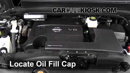 2013 Nissan Pathfinder SV 3.5L V6 Oil Add Oil