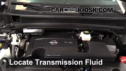 2013 Nissan Pathfinder SV 3.5L V6 Líquido de transmisión Controlar nivel de líquido