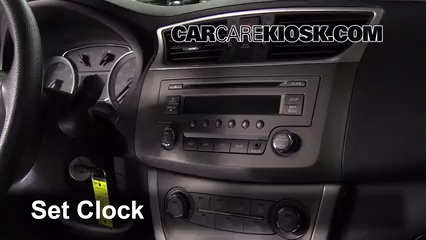 2013 Nissan Sentra SV 1.8L 4 Cyl. Clock Set Clock