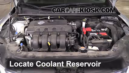 2013 Nissan Sentra SV 1.8L 4 Cyl. Coolant (Antifreeze) Add Coolant