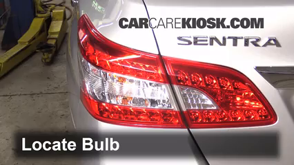 2013 Nissan Sentra SV 1.8L 4 Cyl. Lights Turn Signal - Rear (replace bulb)