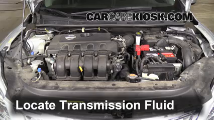 2013 Nissan Sentra SV 1.8L 4 Cyl. Transmission Fluid Check Fluid Level