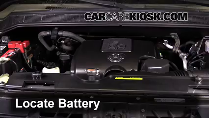 2013 Nissan Titan SV 5.6L V8 Crew Cab Pickup Battery Clean Battery & Terminals