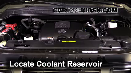 2013 Nissan Titan SV 5.6L V8 Crew Cab Pickup Antigel (Liquide de Refroidissement) Réparer les Fuites