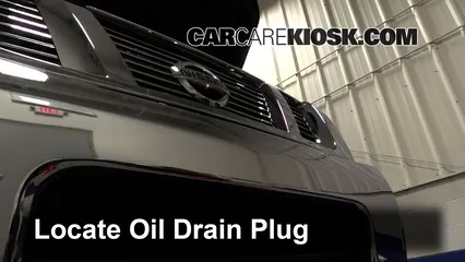 2013 Nissan Titan SV 5.6L V8 Crew Cab Pickup Aceite Cambiar aceite y filtro de aceite