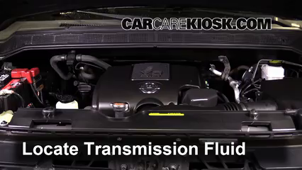 2013 Nissan Titan SV 5.6L V8 Crew Cab Pickup Líquido de transmisión Agregar líquido