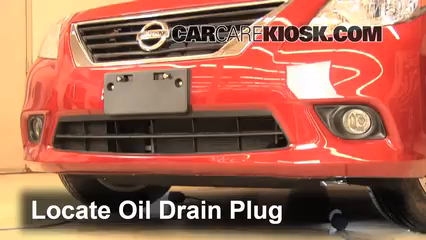 2013 Nissan Versa 1.6 SL 1.6L 4 Cyl. Aceite Cambiar aceite y filtro de aceite
