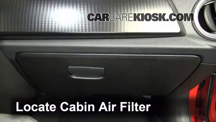 2013 Scion FR-S 2.0L 4 Cyl. Filtro de aire (interior) Cambio