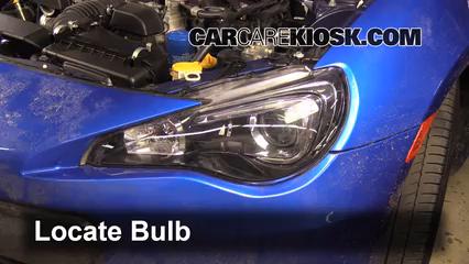 2013 Subaru BRZ Limited 2.0L 4 Cyl. Luces Faro delantero (reemplazar foco)