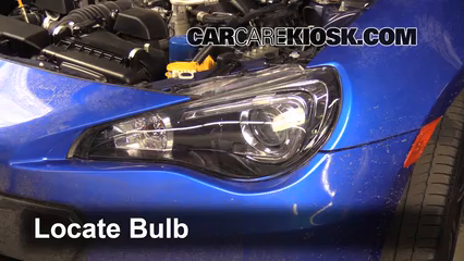 2013 Subaru BRZ Limited 2.0L 4 Cyl. Luces Luz de giro delantera (reemplazar foco)