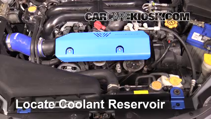 2013 Subaru Impreza WRX 2.5L 4 Cyl. Turbo Wagon Coolant (Antifreeze) Check Coolant Level