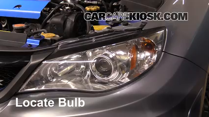 2013 Subaru Impreza WRX 2.5L 4 Cyl. Turbo Wagon Lights Highbeam (replace bulb)