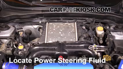 How to Add Power Steering Fluid to a 2013 Subaru Impreza WRX 2.5L 4 Cyl