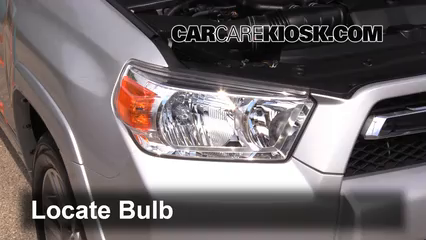 2013 Toyota 4Runner Limited 4.0L V6 Éclairage Feux de route (remplacer l'ampoule)