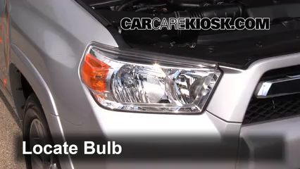 2013 Toyota 4Runner Limited 4.0L V6 Éclairage Feux de croisement (remplacer l'ampoule)