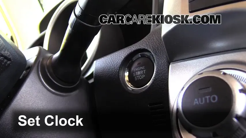 How to Set the Clock / Change Time on a 2013 Toyota 4Runner Limited 4.0L V6