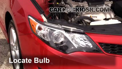 2013 Toyota Camry SE 2.5L 4 Cyl. Lights Highbeam (replace bulb)