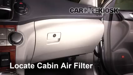 2013 Toyota Highlander Hybrid Limited 3.5L V6 Air Filter (Cabin)