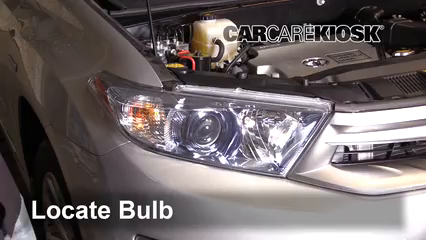 2013 Toyota Highlander Hybrid Limited 3.5L V6 Lights Daytime Running Light (replace bulb)
