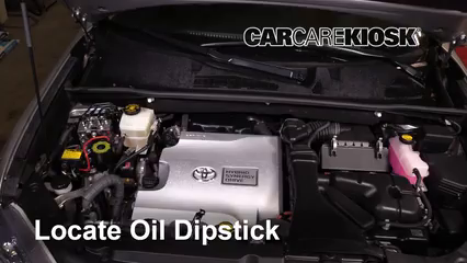 2013 Toyota Highlander Hybrid Limited 3.5L V6 Oil Check Oil Level