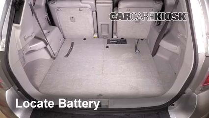 Battery Replacement: 2013 Toyota Highlander Hybrid Limited 3.5L V6