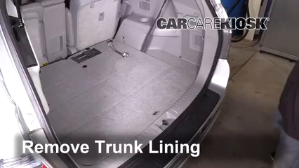 Replace Flat Tire with Spare Tire: 2013 Toyota Highlander Hybrid ...