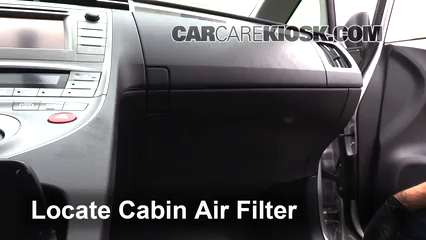2013 Toyota Prius Plug-In 1.8L 4 Cyl. Filtro de aire (interior)