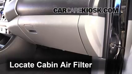 2013 Toyota Tacoma 4.0L V6 Crew Cab Pickup Filtre à air (intérieur) Changement