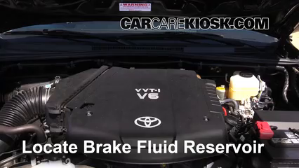 2013 Toyota Tacoma 4.0L V6 Crew Cab Pickup Brake Fluid Check Fluid Level