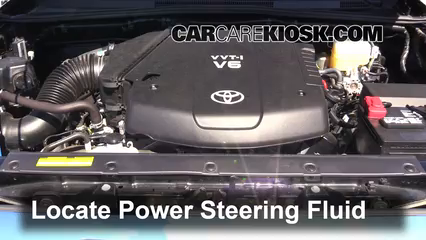 2013 Toyota Tacoma 4.0L V6 Crew Cab Pickup Power Steering Fluid Check Fluid Level