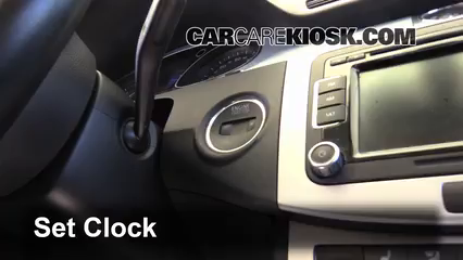 2013 Volkswagen CC Sport Plus 2.0L 4 Cyl. Turbo Sedan (4 Door) Clock