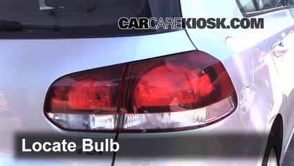 2013 Volkswagen Golf TDI 2.0L 4 Cyl. Turbo Diesel Hatchback (4 Door) Lights Tail Light (replace bulb)