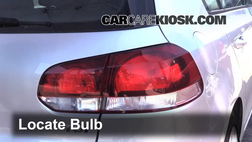 Brake Light Replacement: 2013 Volkswagen Golf TDI 2.0L 4 Cyl. Turbo ...