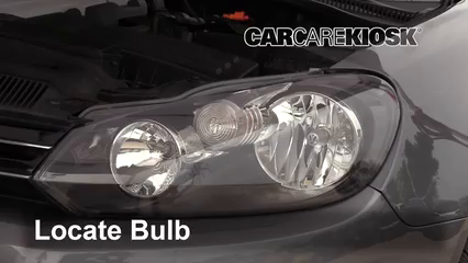 2013 Volkswagen Jetta TDI 2.0L 4 Cyl. Turbo Diesel Wagon Lights Daytime Running Light (replace bulb)