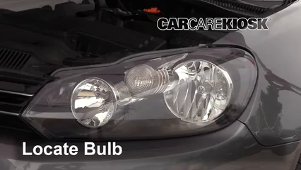 2013 Volkswagen Jetta TDI 2.0L 4 Cyl. Turbo Diesel Wagon Lights Turn Signal - Front (replace bulb)
