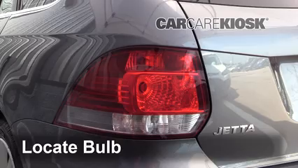 2013 Volkswagen Jetta TDI 2.0L 4 Cyl. Turbo Diesel Wagon Luces Luz de giro trasera (reemplazar foco)