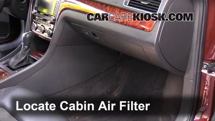 2013 Volkswagen Passat TDI SE 2.0L 4 Cyl. Turbo Diesel Air Filter (Cabin)