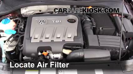 2013 Volkswagen Passat TDI SE 2.0L 4 Cyl. Turbo Diesel Air Filter (Engine)